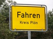 Fahren Village Sign